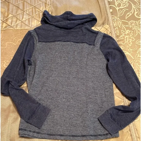 Threads 4 Thought, men’s LS pullover, navy blue, size M * - Picture 4 of 4